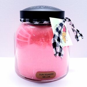 SUN SOAKED MELON -A Cheerful Giver- Papa Jar Scented Candle, 34 oz